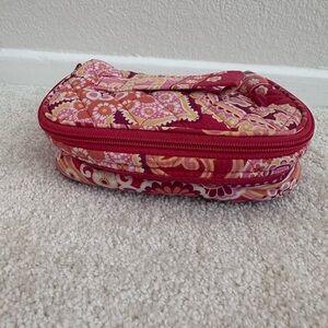 Vera Bradley Quilted Floral Pink Travel Case